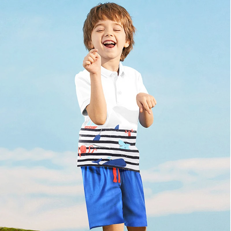 Shark 2022 New Boys Set Cartoon Summer Cotton Kids T-shirt& Shorts Clothing Outfits Children Suit Clothes fashion 2-8Y
Shark 2022 New Boys Set Cartoon Summer Cotton Kids T-shirt& Shorts Clothing Outfits Children Suit Clothes fashion 2-8Y