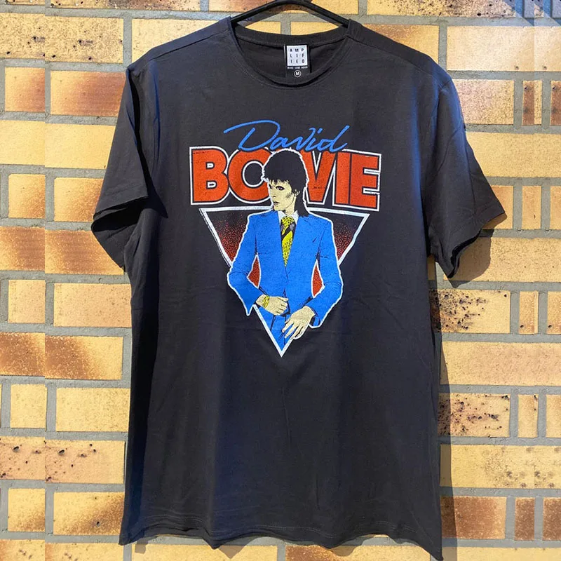 David Bowie Casual men's and women's short-sleeved T-shirt
David Bowie Casual men's and women's short-sleeved T-shirt
