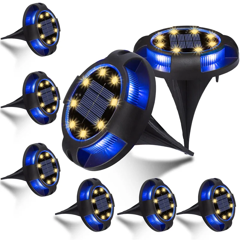 RGB Solar Ground Lights Outdoor Garden Lights Waterproof Lawn Lamp Landscape Decoration Lighting for Backyard Patio Pathway Yard 
RGB Solar Ground Lights Outdoor Garden Lights Waterproof Lawn Lamp Landscape Decoration Lighting for Backyard Patio Pathway Yard