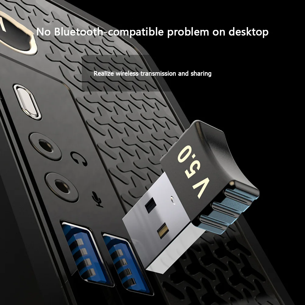 USB Bluetooth-адаптер совместимый с 5,0, беспроводной аудио-ключ, приемник, передатчик для ПК, мыши, клавиатуры, наушников, компьютера, ноутбука 
USB Bluetooth-адаптер совместимый с 5,0, беспроводной аудио-ключ, приемник, передатчик для ПК, мыши, клавиатуры, наушников, компьютера, ноутбука