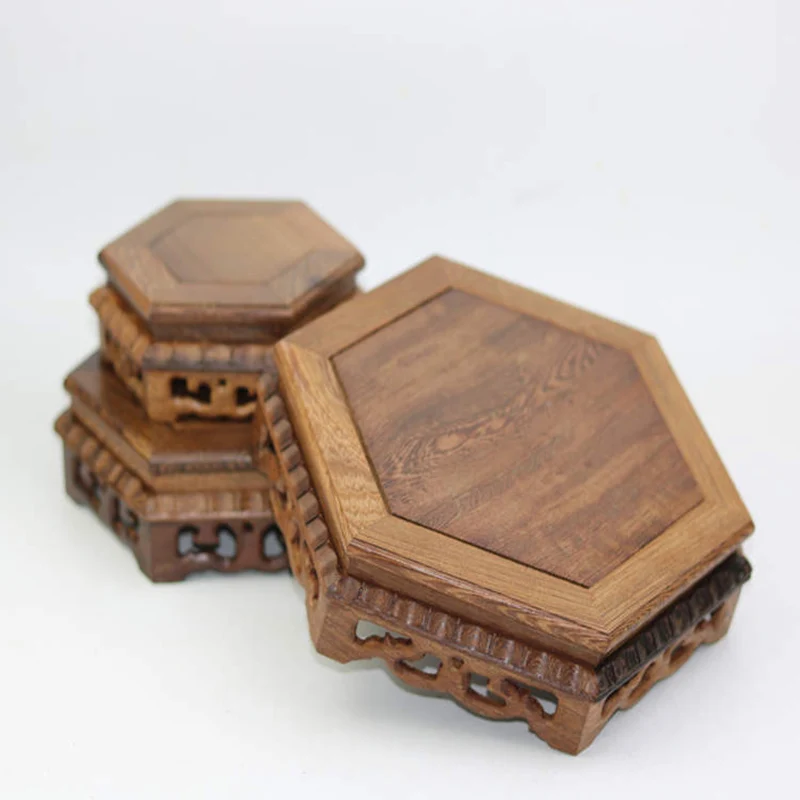 Rosewood Hexagon Bonsai Disply Pedestal Vase Artical Statue Luxury Collection Base Classical Design
Rosewood Hexagon Bonsai Disply Pedestal Vase Artical Statue Luxury Collection Base Classical Design