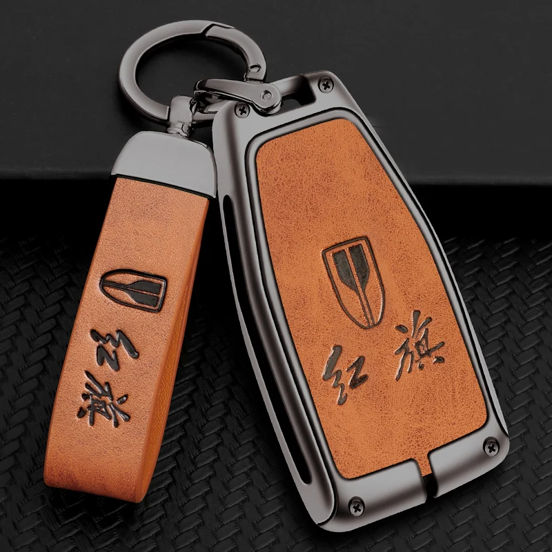 Metal Leather Key Case Protector for Hongqi H5 H9 HS5 HS7 H7 L5 HS3 L9 Zinc Alloy Key Cover Auto Accessories
Metal Leather Key Case Protector for Hongqi H5 H9 HS5 HS7 H7 L5 HS3 L9 Zinc Alloy Key Cover Auto Accessories