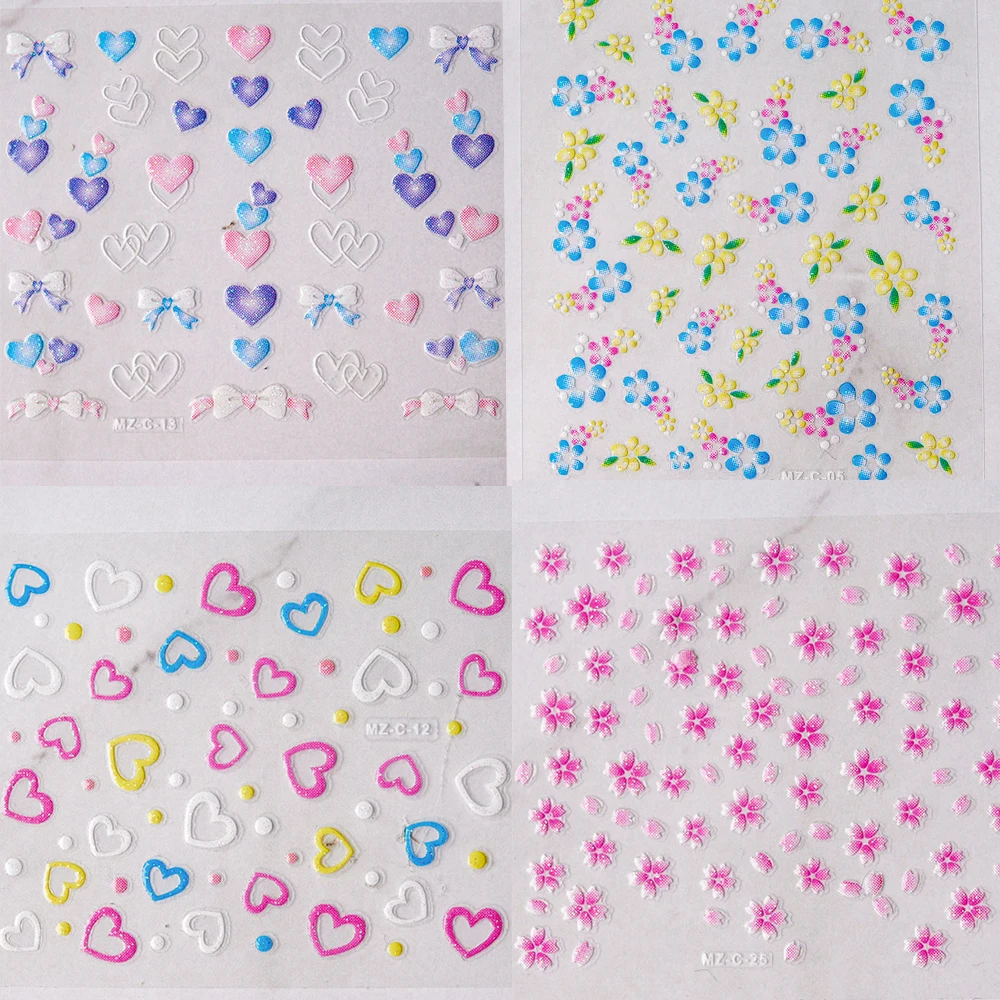 30pcs 3D Love Heart Nail Sticker,Spring Summer Flower Nail Decoration,Floral Adhesive Transfer Decals Slider DIY Manicure Tips
30pcs 3D Love Heart Nail Sticker,Spring Summer Flower Nail Decoration,Floral Adhesive Transfer Decals Slider DIY Manicure Tips