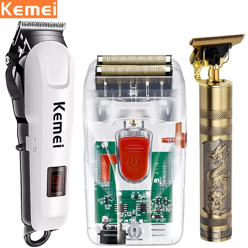 Kemei Hair Clipper Electric hair trimmer for men electric hair cutting professional barber hair clipper rechargeable hair cut
Kemei Hair Clipper Electric hair trimmer for men electric hair cutting professional barber hair clipper rechargeable hair cut