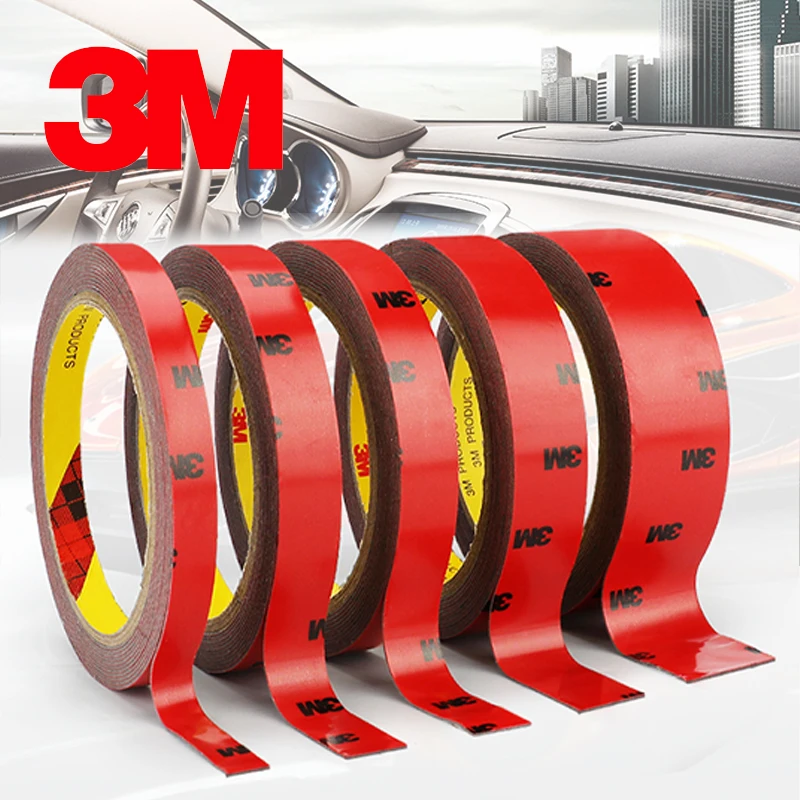 1 Roll 10mm x 3m 3M Tape Automotive Auto Truck Car Acrylic Foam Double Sided Attachment Strong Adhesive Tape Free Shipping
1 Roll 10mm x 3m 3M Tape Automotive Auto Truck Car Acrylic Foam Double Sided Attachment Strong Adhesive Tape Free Shipping