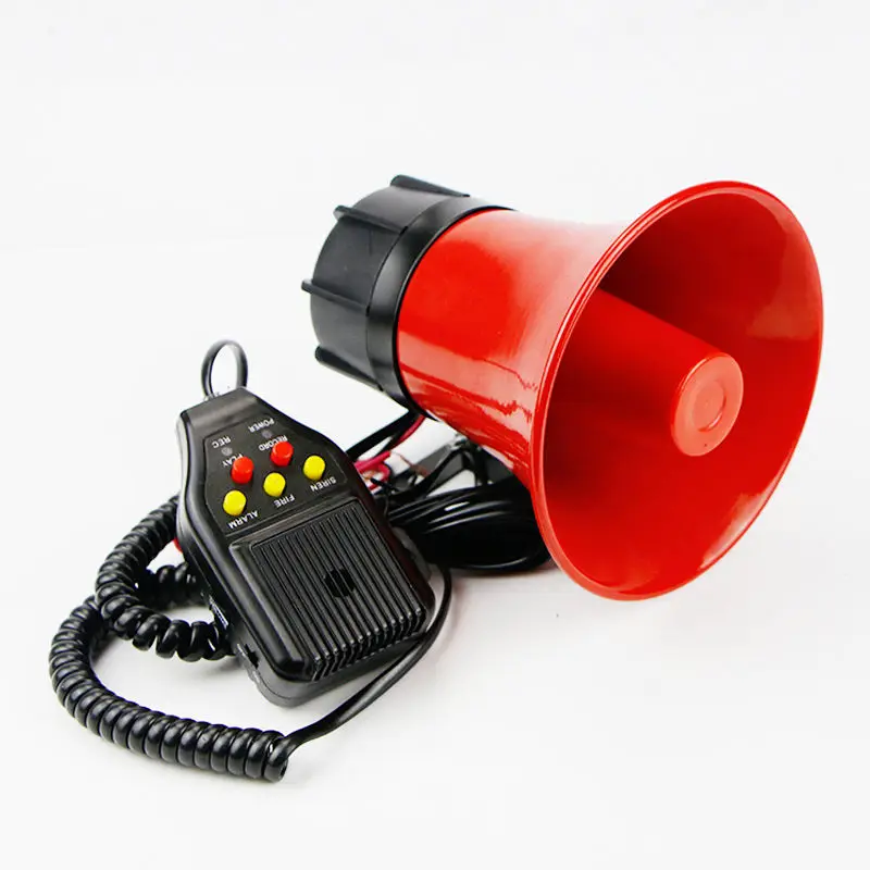Recorded Car Alarm Car Horn/Ambulance/Alarm/Controller 12V 130dB Suitable for cars Vans Motorcycles Mopeds Megaphone MIC Speaker
Recorded Car Alarm Car Horn/Ambulance/Alarm/Controller 12V 130dB Suitable for cars Vans Motorcycles Mopeds Megaphone MIC Speaker