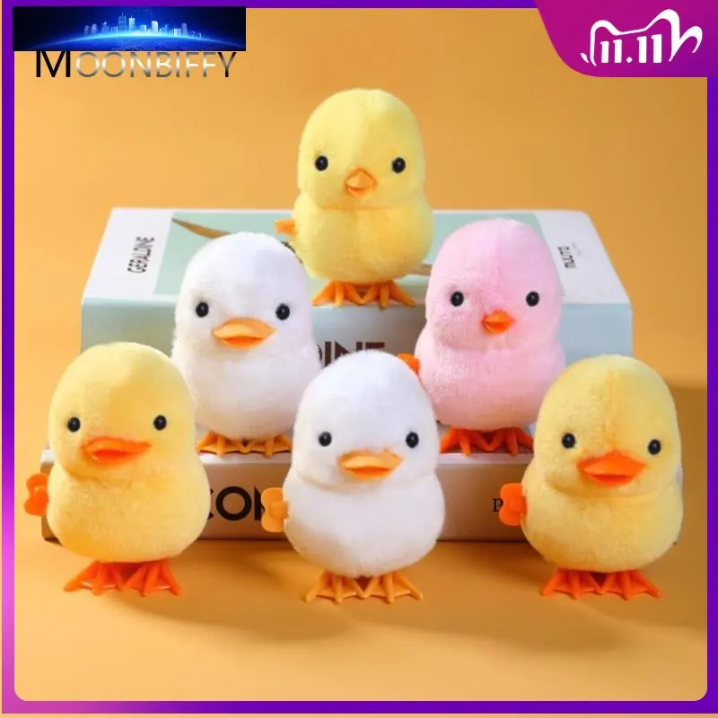 Simulation Small Jumping Chicken Clockwork Toys Simulation Plush Jumping Duck Interactive Toy Children's Birthday Gift
Simulation Small Jumping Chicken Clockwork Toys Simulation Plush Jumping Duck Interactive Toy Children's Birthday Gift