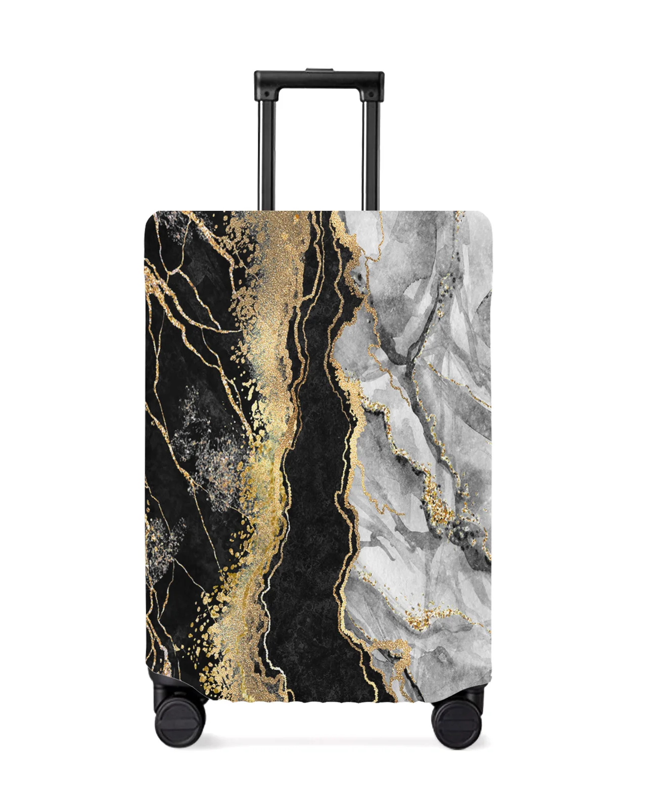 Abstract Black Marble Travel Luggage Cover Elastic Baggage Cover For 18-32 Inch Suitcase Case Dust Cover Travel Accessories
Abstract Black Marble Travel Luggage Cover Elastic Baggage Cover For 18-32 Inch Suitcase Case Dust Cover Travel Accessories