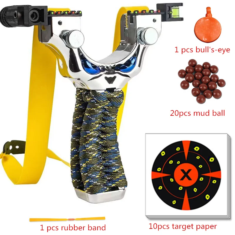 The New High-precision and Powerful Outdoor Hunting Laser Catapult with Rubber Band Mud Ball Suit Shooting Game Easy To Carry
The New High-precision and Powerful Outdoor Hunting Laser Catapult with Rubber Band Mud Ball Suit Shooting Game Easy To Carry