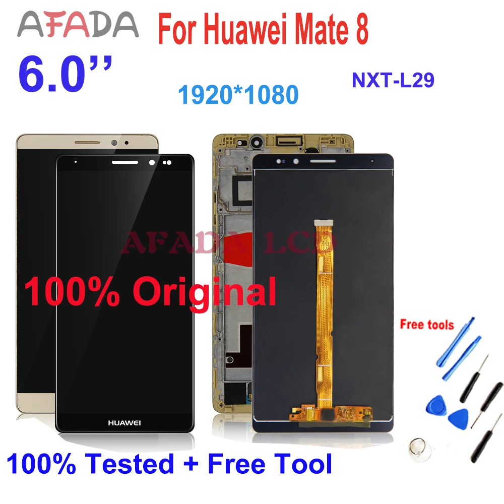 ЖК-дисплей 6,0 дюйма для huawei Mate 8, ЖК-сенсорный экран с дигитайзером в сборе, запасная деталь
ЖК-дисплей 6,0 дюйма для huawei Mate 8, ЖК-сенсорный экран с дигитайзером в сборе, запасная деталь