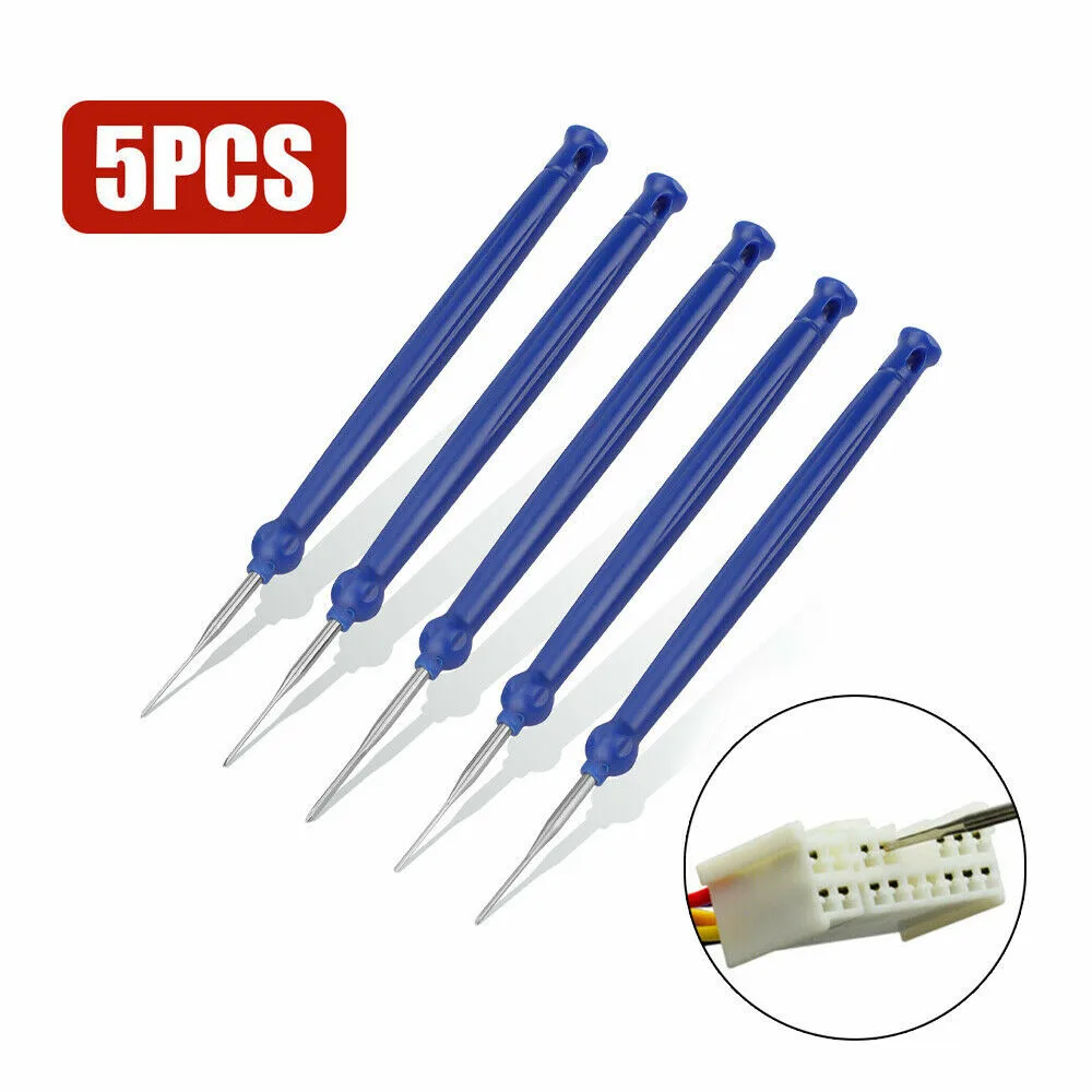 5PCS Car Automotive Universal Plug Terminal Removal Tool Pin Retractor Extractor Repair Electric Wire Remover Hand Tool Kit
5PCS Car Automotive Universal Plug Terminal Removal Tool Pin Retractor Extractor Repair Electric Wire Remover Hand Tool Kit
