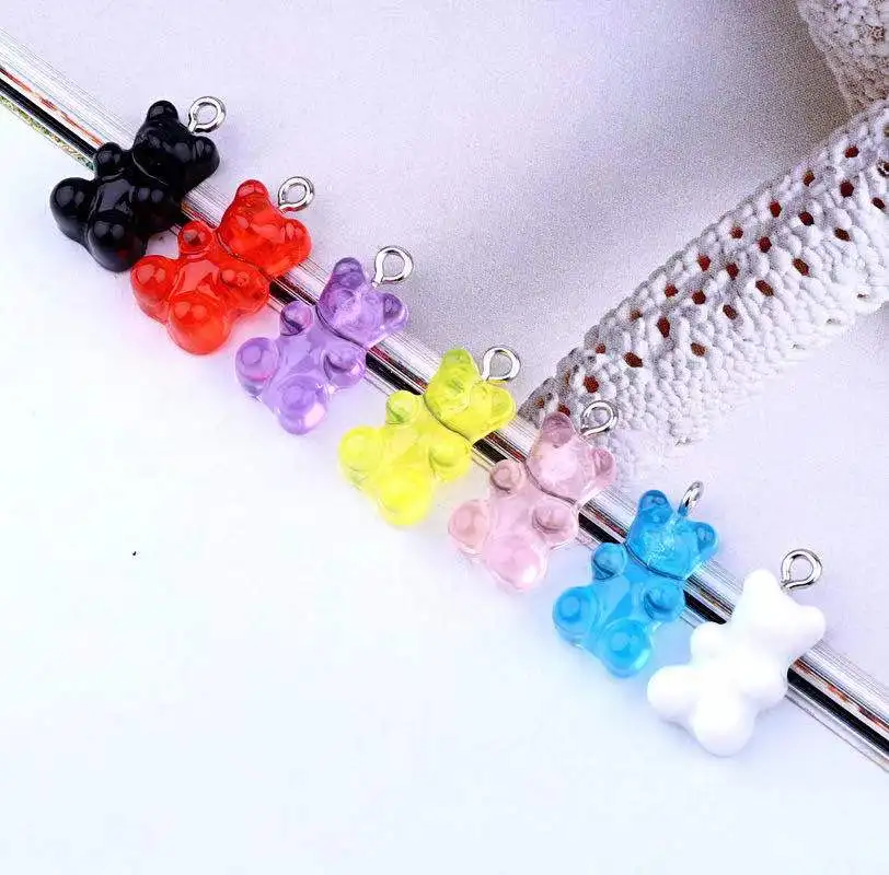 20Pcs 11*21mm 7 Colors Transparent Bears Simulation Miniature Figurine Resin Craft Pendant For Earrings Jewelry Making
20Pcs 11*21mm 7 Colors Transparent Bears Simulation Miniature Figurine Resin Craft Pendant For Earrings Jewelry Making