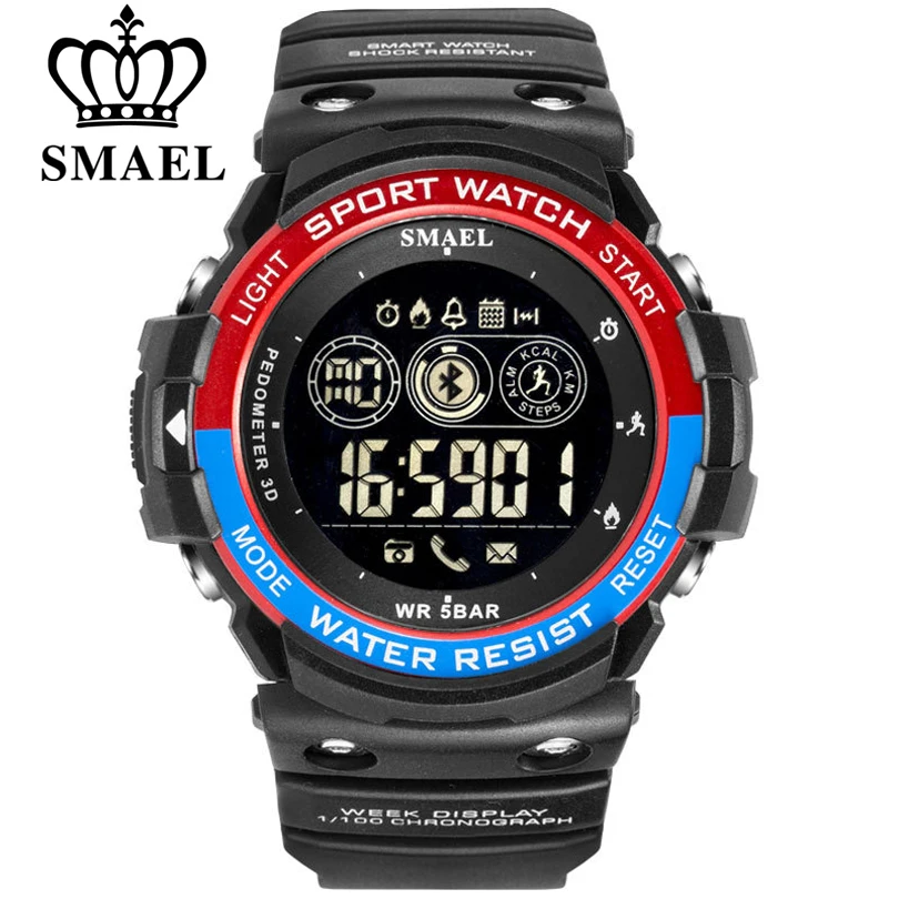 

SMAEL Sports Mens Watch Multi-Functions Digital Wrist Watches Men Fashion Waterproof Casual Electronic Watches Man Wristwatches