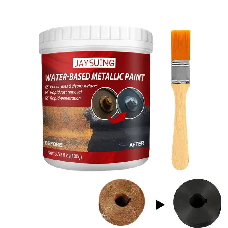 

Metal Rust Remover Paint Rust Converter Agent Water-based Paint Iron Powder Paint Car Cleaner For Coating Renovation Agent