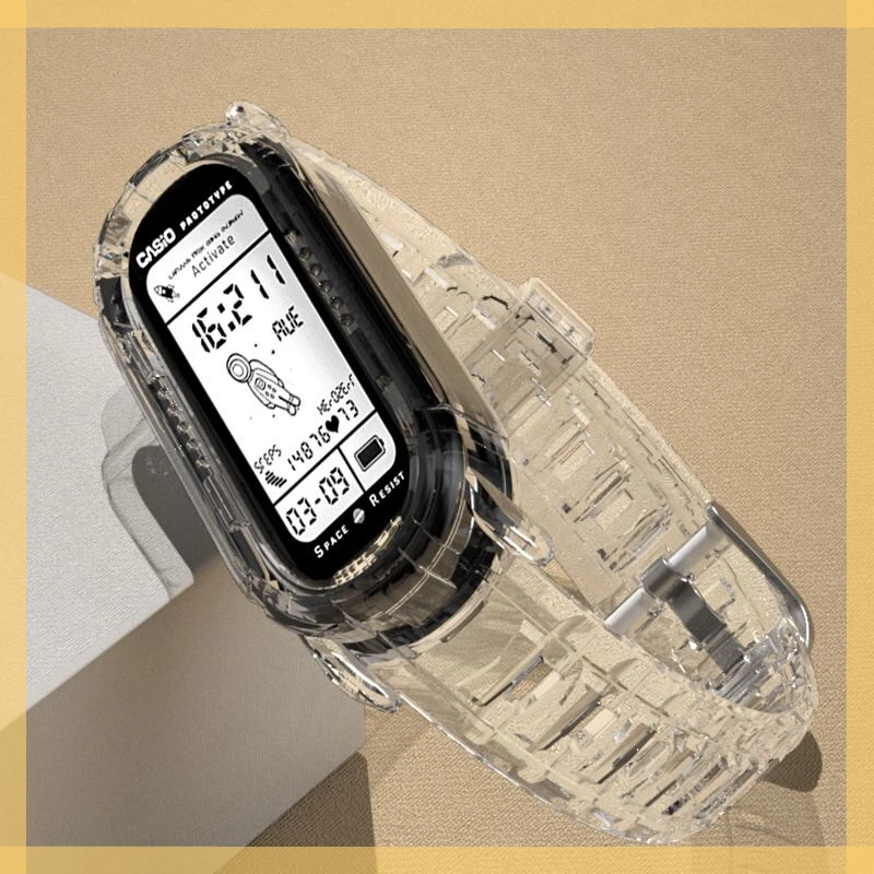Strap For Xiaomi Mi Band 5 6 Transparent Silicone TPU Resin Strap For Amazfit Band 5 Mi Band 6 5 Miband 4 3 5 6Wristband
Strap For Xiaomi Mi Band 5 6 Transparent Silicone TPU Resin Strap For Amazfit Band 5 Mi Band 6 5 Miband 4 3 5 6Wristband