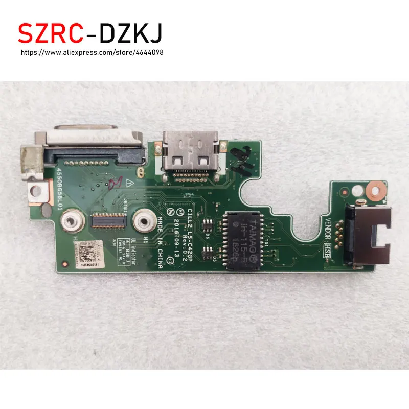 SZRCDZKJ Original For ThinkPad L560 USB VGA board Network card LS-C42GP test good
SZRCDZKJ Original For ThinkPad L560 USB VGA board Network card LS-C42GP test good