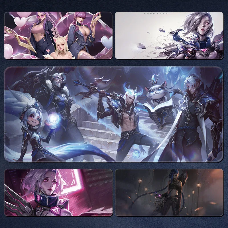 Lol League of Legends коврик для мыши для электронных спортивных игр периферийный большой коврик для клавиатуры KDa Настольный коврик утолщенный опто...
Lol League of Legends коврик для мыши для электронных спортивных игр периферийный большой коврик для клавиатуры KDa Настольный коврик утолщенный опто...