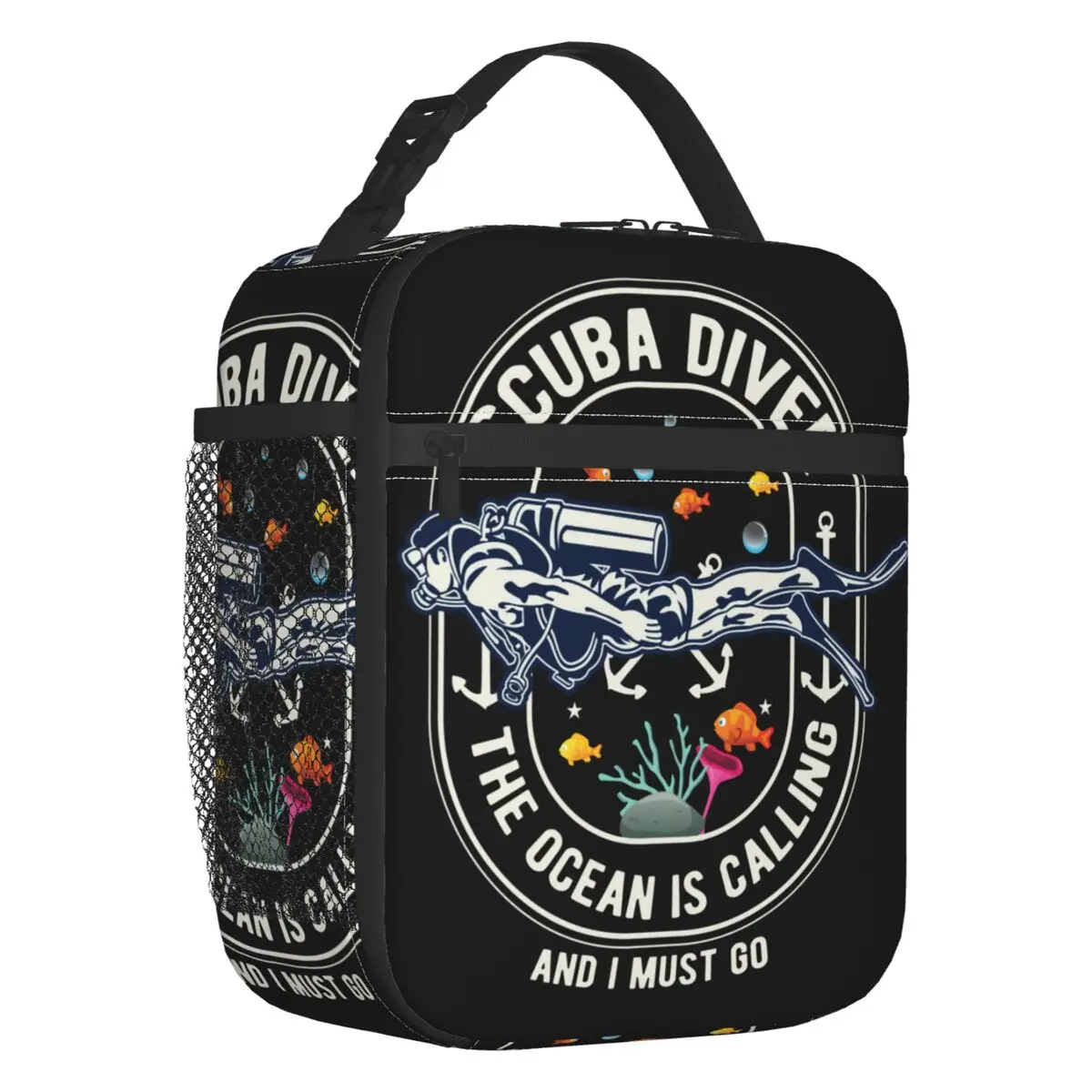 Scuba Diving Insulated Lunch Bags for Women Adventure Ocean Dive Diver Portable Cooler Thermal Bento Box Work School Travel
Scuba Diving Insulated Lunch Bags for Women Adventure Ocean Dive Diver Portable Cooler Thermal Bento Box Work School Travel