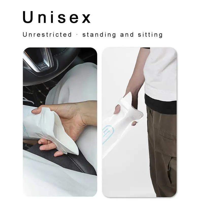 4PCS 700ml Emergency Portable Car Urine Bag Vomit Bags Mini Mobile Toilets Handy Children Unisex Disposable Urinal Toilet - купить по