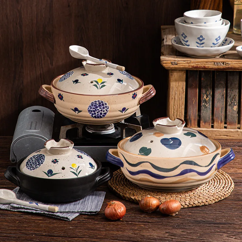 Japanese Soup Pot Crock Pots Casserole Ceramic Rice Noodle Saucepan High Temperature Resistant Cooking Pan For Gas Stove Kitchen
Japanese Soup Pot Crock Pots Casserole Ceramic Rice Noodle Saucepan High Temperature Resistant Cooking Pan For Gas Stove Kitchen
