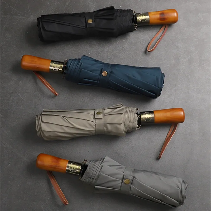 Big Umbrella Men Business Style 115cm Automatic Umbrella Rain Double Layer 10K Windproof Large Golf Umbrellas Wooden
Big Umbrella Men Business Style 115cm Automatic Umbrella Rain Double Layer 10K Windproof Large Golf Umbrellas Wooden
