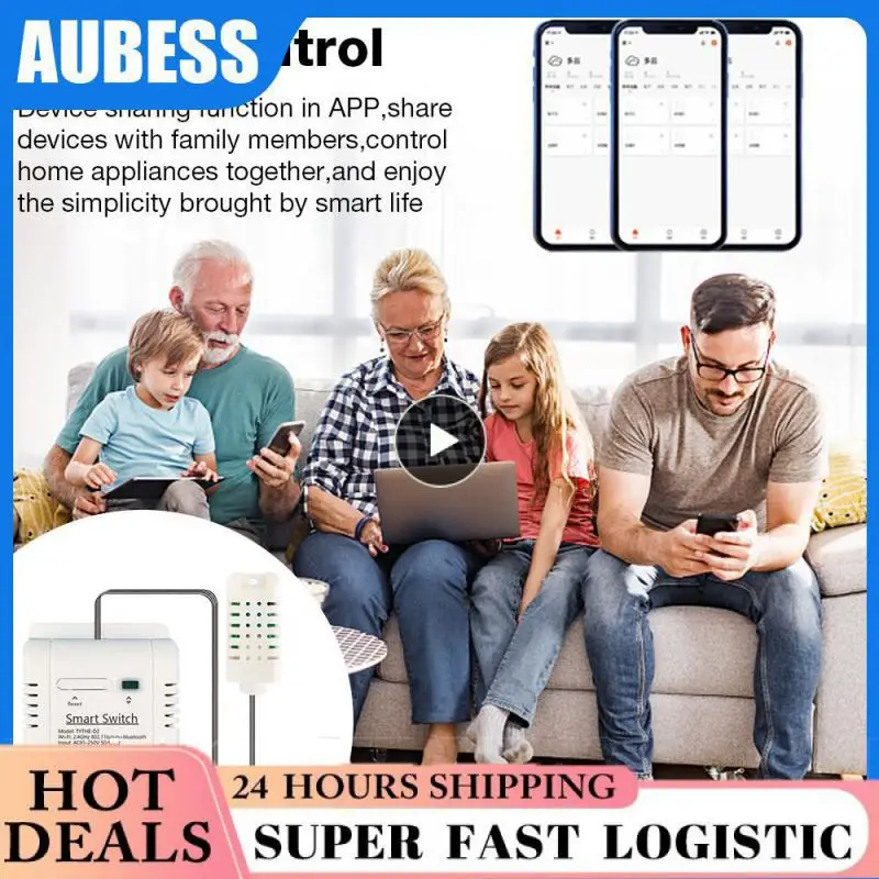 2/3/5PCS App Remote Control Wifi Smart Switch With Alexa Google Home Smart Temperature And Humidity Sensor
2/3/5PCS App Remote Control Wifi Smart Switch With Alexa Google Home Smart Temperature And Humidity Sensor