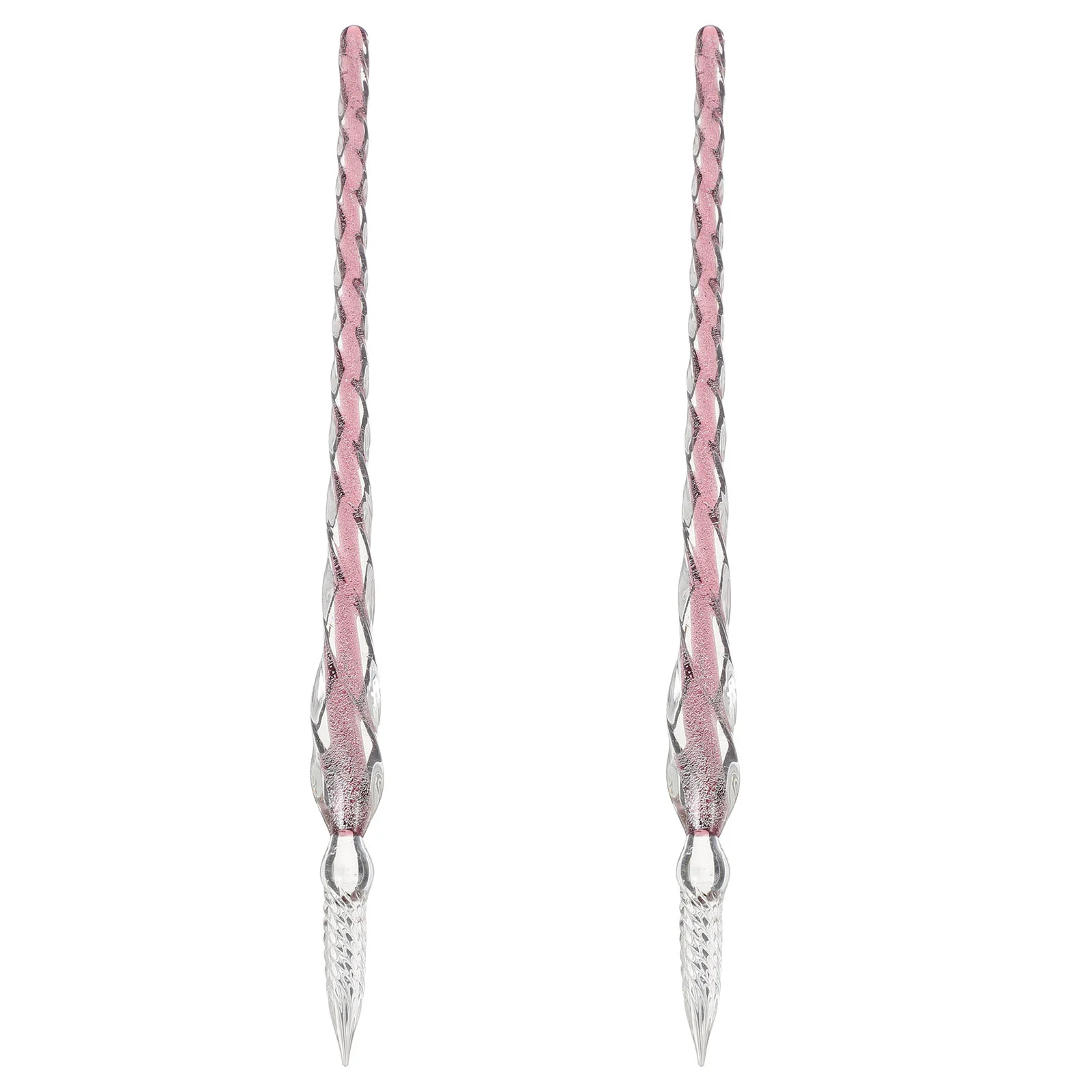 2Pcs Glass Dip Pens Creative Signature Pen Glass Dipping Pens Decorative Glass Pen for Students School Home Study
2Pcs Glass Dip Pens Creative Signature Pen Glass Dipping Pens Decorative Glass Pen for Students School Home Study