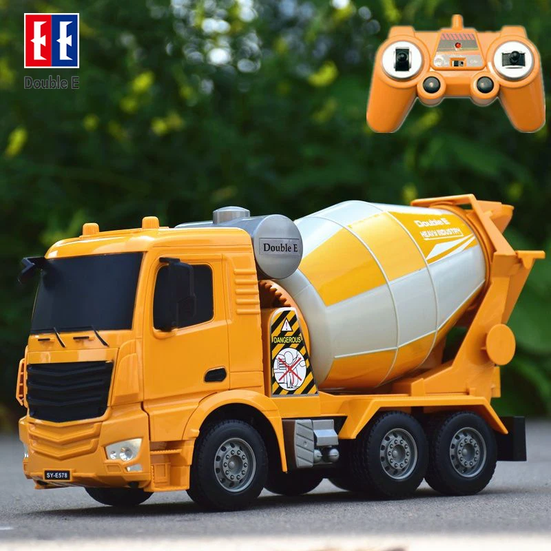 

Double E 1:20 Authorized Remote Control Concrete Mixer Truck Large RC Car Engineering Vehicle Toys for Boys Children Xmas Gifts