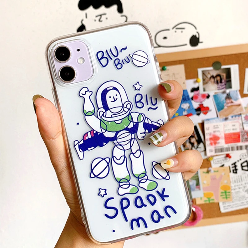 INS Cute anime Space astronaut Clear Phone Case For iPhone 13 11 12 Pro Max MINI X XR XSMax 7 8 Plus Cartoon Silicone Soft Cover
INS Cute anime Space astronaut Clear Phone Case For iPhone 13 11 12 Pro Max MINI X XR XSMax 7 8 Plus Cartoon Silicone Soft Cover