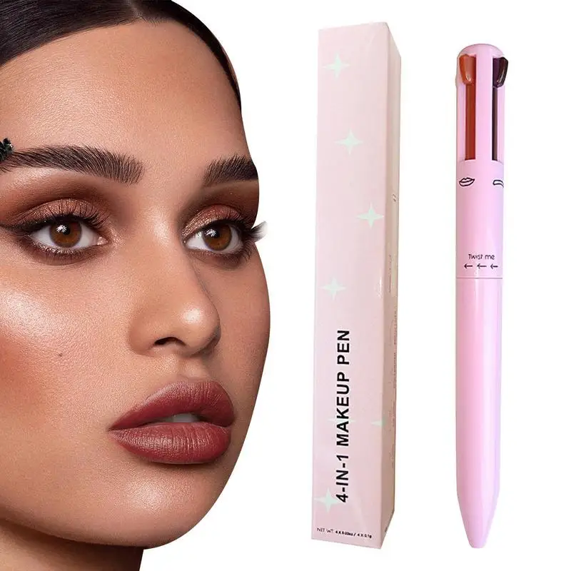 4 In 1 Eyebrow Pencil Waterproof Matte Lip Pencil Easy To Color Rotating Eyebrow Marker Waterproof Pen Sweatproof Long-lasting
4 In 1 Eyebrow Pencil Waterproof Matte Lip Pencil Easy To Color Rotating Eyebrow Marker Waterproof Pen Sweatproof Long-lasting
