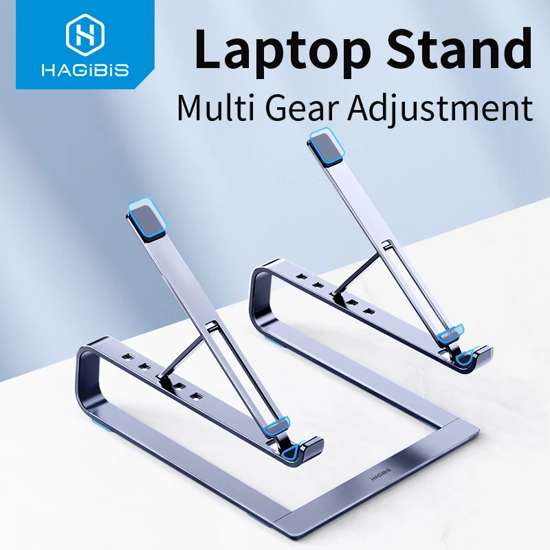 Hagibis Laptop Stand Ergonomic Adjustable Laptop Riser Aluminum Foldable Portable Notebook Holder Desk for 11-17.3 inch laptops
Hagibis Laptop Stand Ergonomic Adjustable Laptop Riser Aluminum Foldable Portable Notebook Holder Desk for 11-17.3 inch laptops