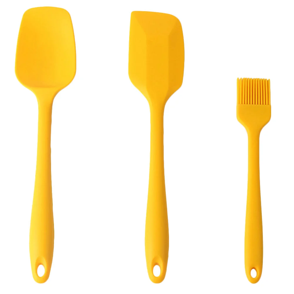 3pcs Silicone Spatulas Heat Resistant Non- Flexible Scrapers for Mixing Cake Butter Spatula Batter Scraper with Brush Yellow
3pcs Silicone Spatulas Heat Resistant Non- Flexible Scrapers for Mixing Cake Butter Spatula Batter Scraper with Brush Yellow