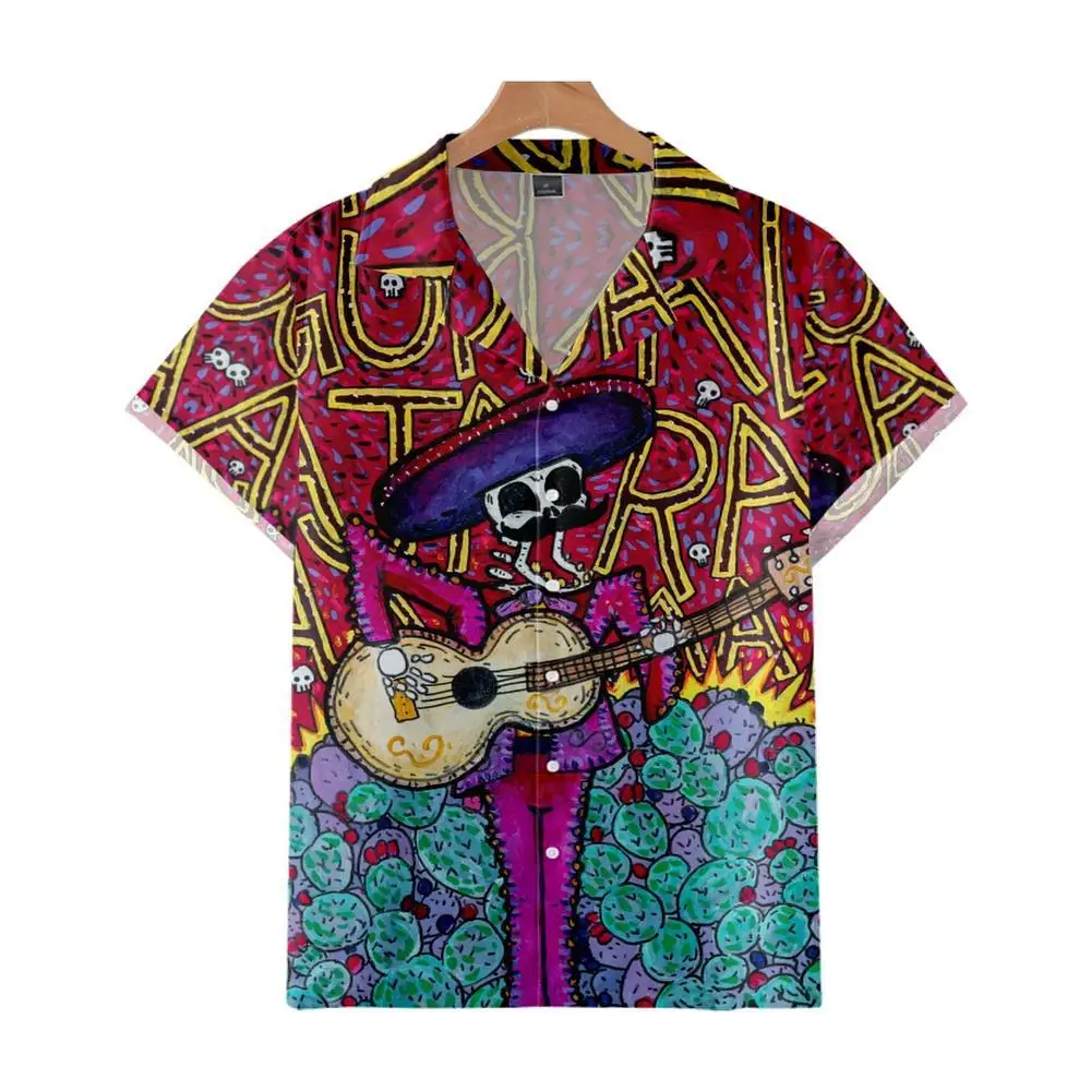 Summer Men's Halloween Button Turn-down-collar Shirt Casual Hip Hop Short Sleeve Tops Shirt Clothing
Summer Men's Halloween Button Turn-down-collar Shirt Casual Hip Hop Short Sleeve Tops Shirt Clothing