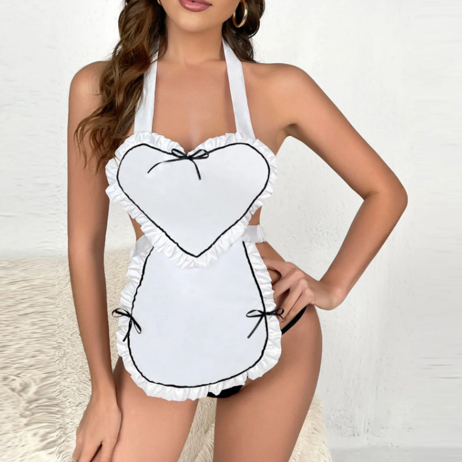 Женское Эротическое нижнее белье, сексуальная одежда для сна с открытой спиной и лямкой на шее, женское нижнее белье, прозрачные кружевные э...
Женское Эротическое нижнее белье, сексуальная одежда для сна с открытой спиной и лямкой на шее, женское нижнее белье, прозрачные кружевные э...