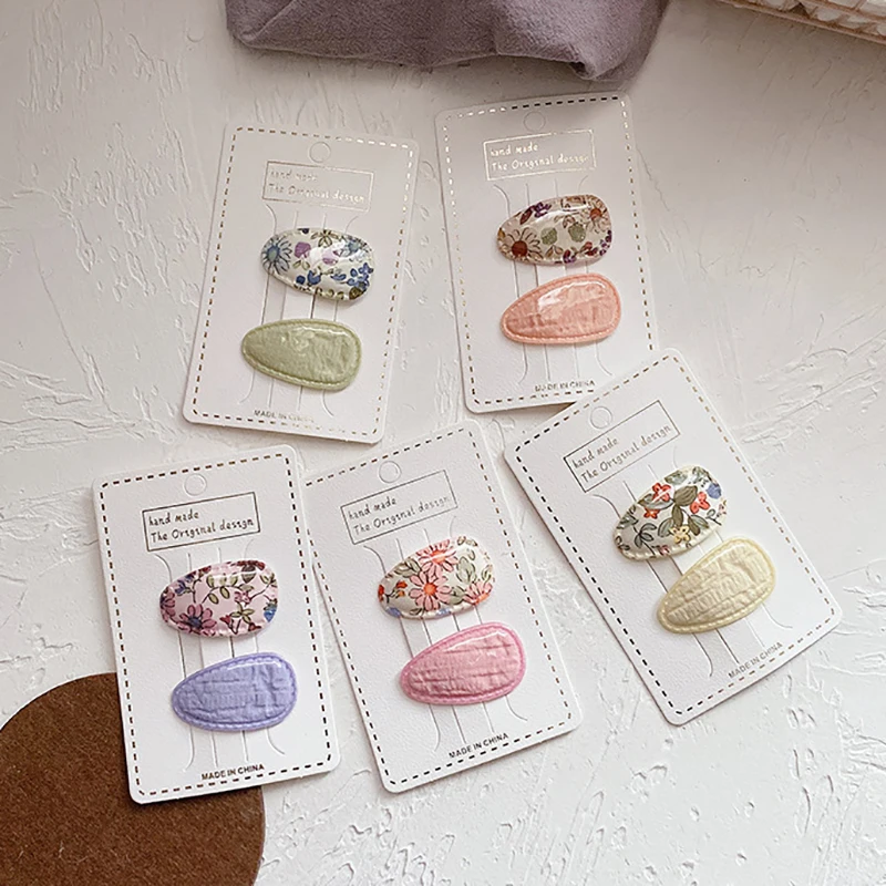 2pcs/set Cute Floral Baby Mini Small Hair Pins Clips Summer Kawaii Leather Surface Hairpins Barrettes for Children Accessories
2pcs/set Cute Floral Baby Mini Small Hair Pins Clips Summer Kawaii Leather Surface Hairpins Barrettes for Children Accessories
