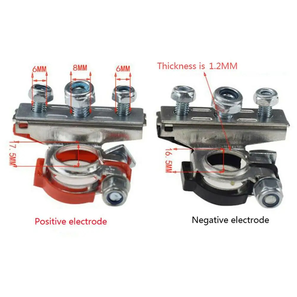 Clamp Clip Battery Terminal Battery Terminal Cable Clamp Clip Car Parts Exterior Accessories 12V-24V Car Brand New
Clamp Clip Battery Terminal Battery Terminal Cable Clamp Clip Car Parts Exterior Accessories 12V-24V Car Brand New