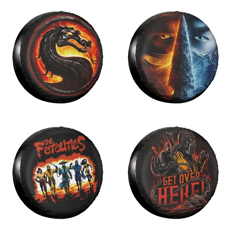 Custom Mortal Kombat Logo Spare Tire Cover for Jeep Hummer Video Games Car Wheel Protectors 14" 15" 16" 17" Inch
Custom Mortal Kombat Logo Spare Tire Cover for Jeep Hummer Video Games Car Wheel Protectors 14" 15" 16" 17" Inch