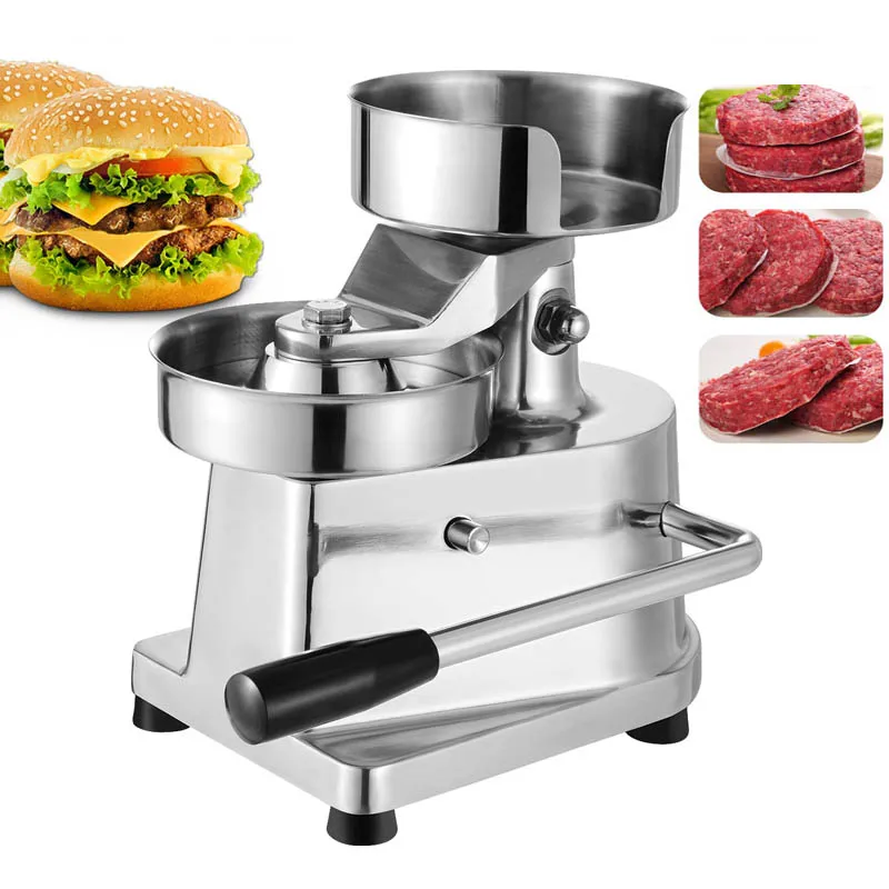 

150mm Burger Patty Maker Hamburger Sandwich Round Meat Cake Shaping Machine Meat Pie Forming Maker Food Processors
