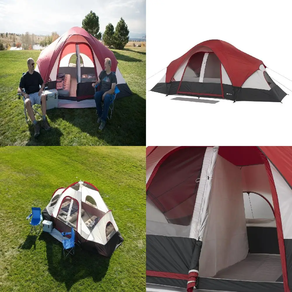 Beautiful, Strong and Durable Modified Dome Tent with Big Rear Window and Roomy Porch - Great for Camping Adventures and Outdoor
Beautiful, Strong and Durable Modified Dome Tent with Big Rear Window and Roomy Porch - Great for Camping Adventures and Outdoor