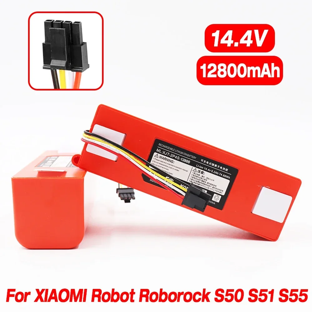 Оригинальный сменный аккумулятор для пылесоса 12800 мАч робота Xiaomi Roborock S50 S51 S55