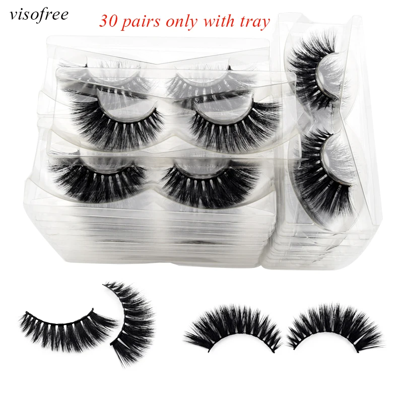 Visofree 30 Pairs/Lot 3D Faux Silk Eyelashes Winged False Eyelashes Reusable Fake EyeLashes Makeup Eyelashes Extension Silk-D27
Visofree 30 Pairs/Lot 3D Faux Silk Eyelashes Winged False Eyelashes Reusable Fake EyeLashes Makeup Eyelashes Extension Silk-D27