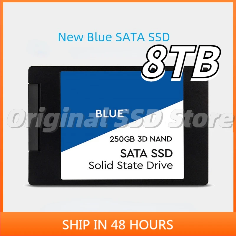 Blue SSD Sata 4TB Internal Solid State Drive 1TB 2TB 3D SATA3 2.5" for Laptop NoteBook PC PS4 PS5 Disco Duro
Blue SSD Sata 4TB Internal Solid State Drive 1TB 2TB 3D SATA3 2.5" for Laptop NoteBook PC PS4 PS5 Disco Duro
