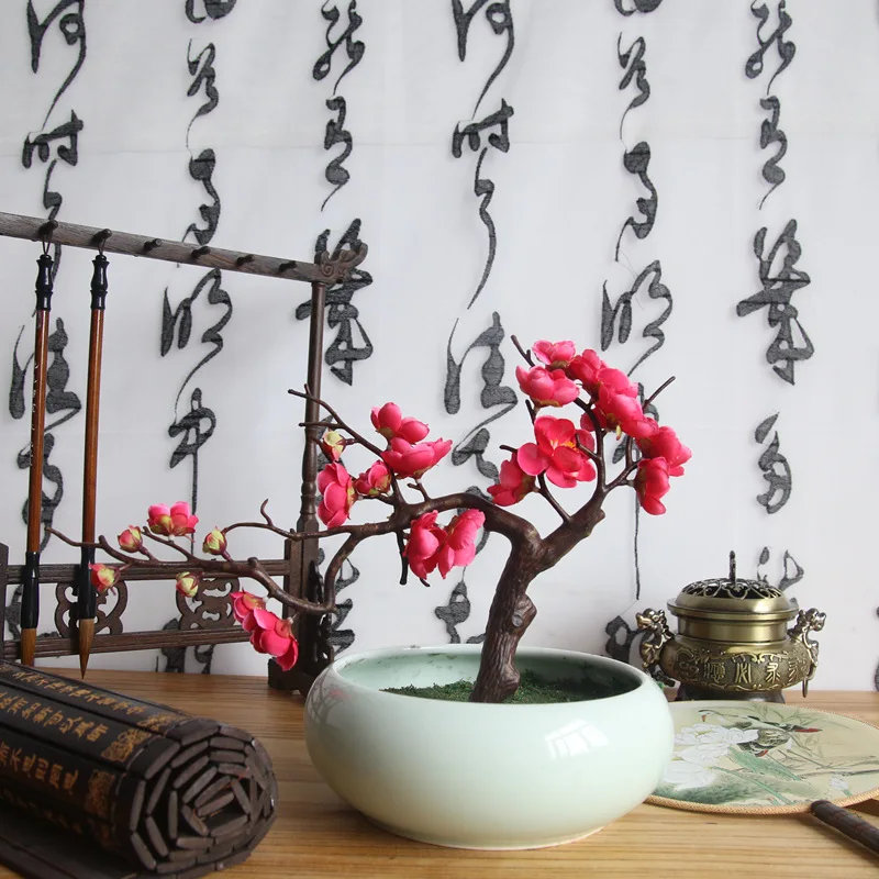 Artificial Silk Flowers Japan Plum Cherry Blossoms Fake Flowers flores Sakura Tree Branches Wedding Home Room Decoration
Artificial Silk Flowers Japan Plum Cherry Blossoms Fake Flowers flores Sakura Tree Branches Wedding Home Room Decoration