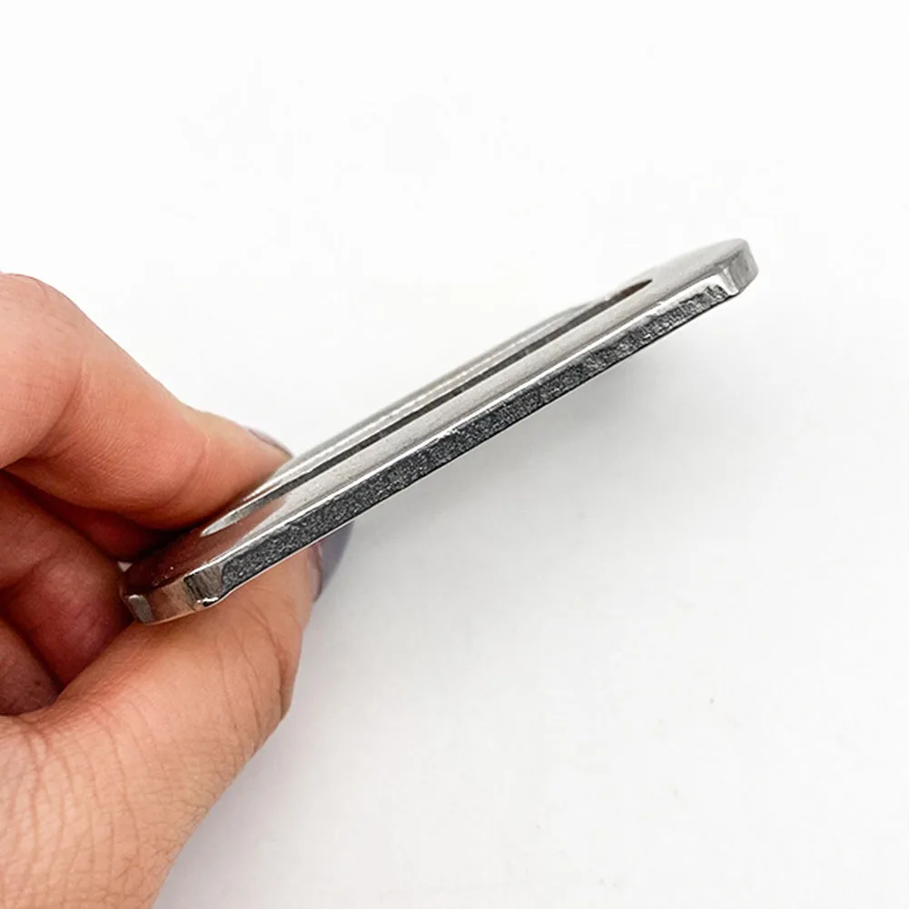 Diving Scuba Diving Slide Stopper 304 Stainless Steel 68*45*4mm No Rust Reinforced Silver Smooth Brand New Durable
Diving Scuba Diving Slide Stopper 304 Stainless Steel 68*45*4mm No Rust Reinforced Silver Smooth Brand New Durable