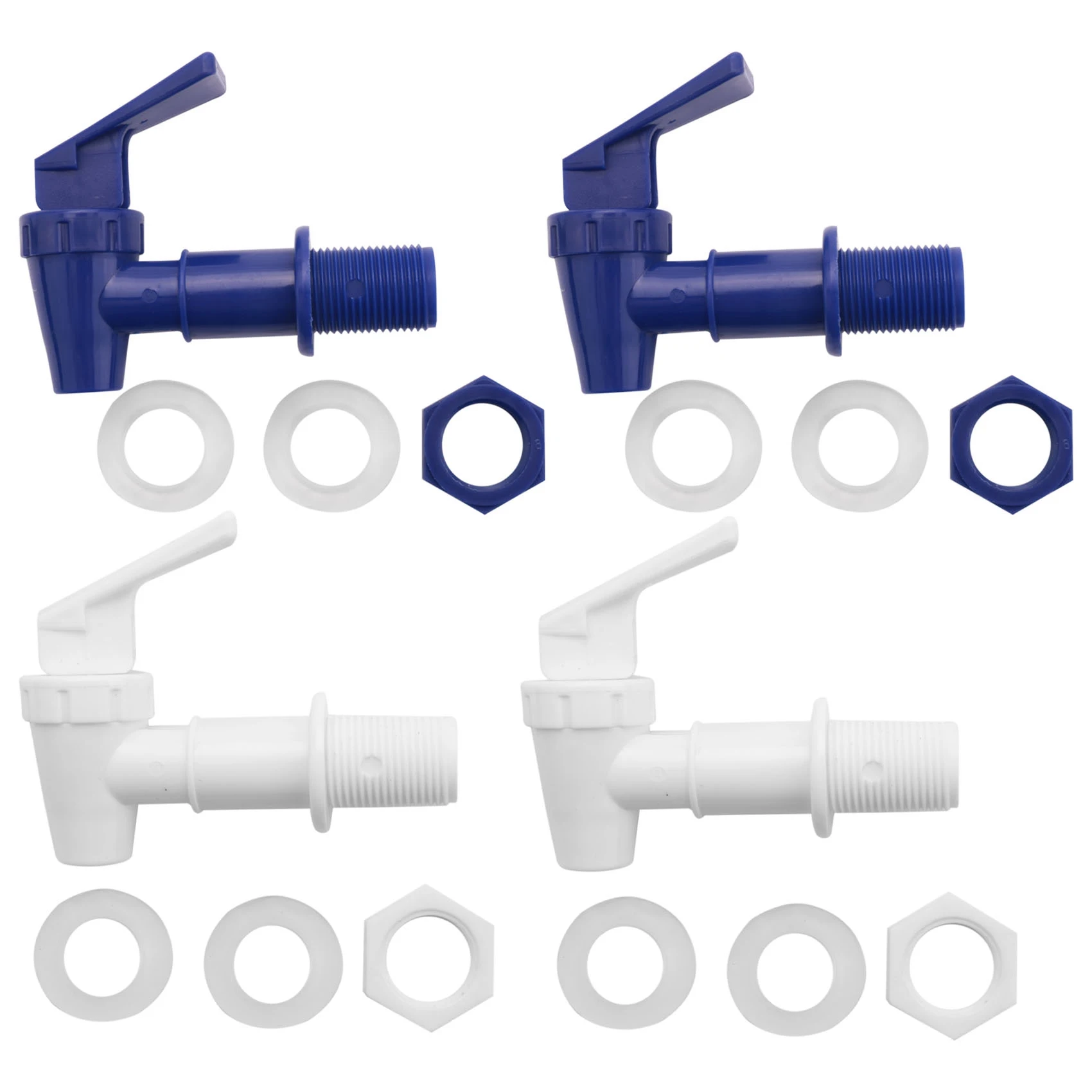 4 Pack Replacement Cooler Faucet Water Bottle Jug, Dispenser Tap Spigot Spout Water Beverage Lever Pour Dispenser Valve
4 Pack Replacement Cooler Faucet Water Bottle Jug, Dispenser Tap Spigot Spout Water Beverage Lever Pour Dispenser Valve