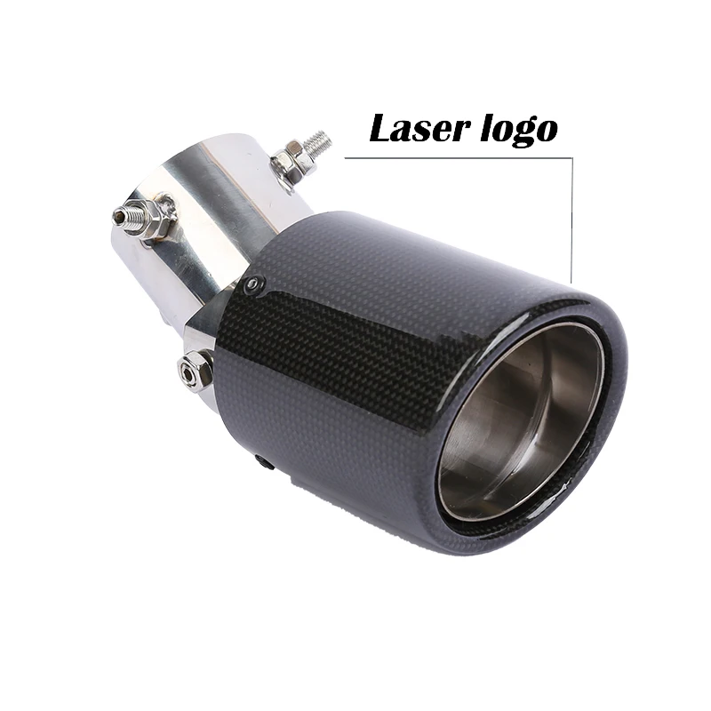 1PC 63MM Universal Car Exhaust System Pipe Carbon Fiber Tube Silencer Tail Nozzle Muffler Tip Trim With Logo Can Adjustable Curl
1PC 63MM Universal Car Exhaust System Pipe Carbon Fiber Tube Silencer Tail Nozzle Muffler Tip Trim With Logo Can Adjustable Curl