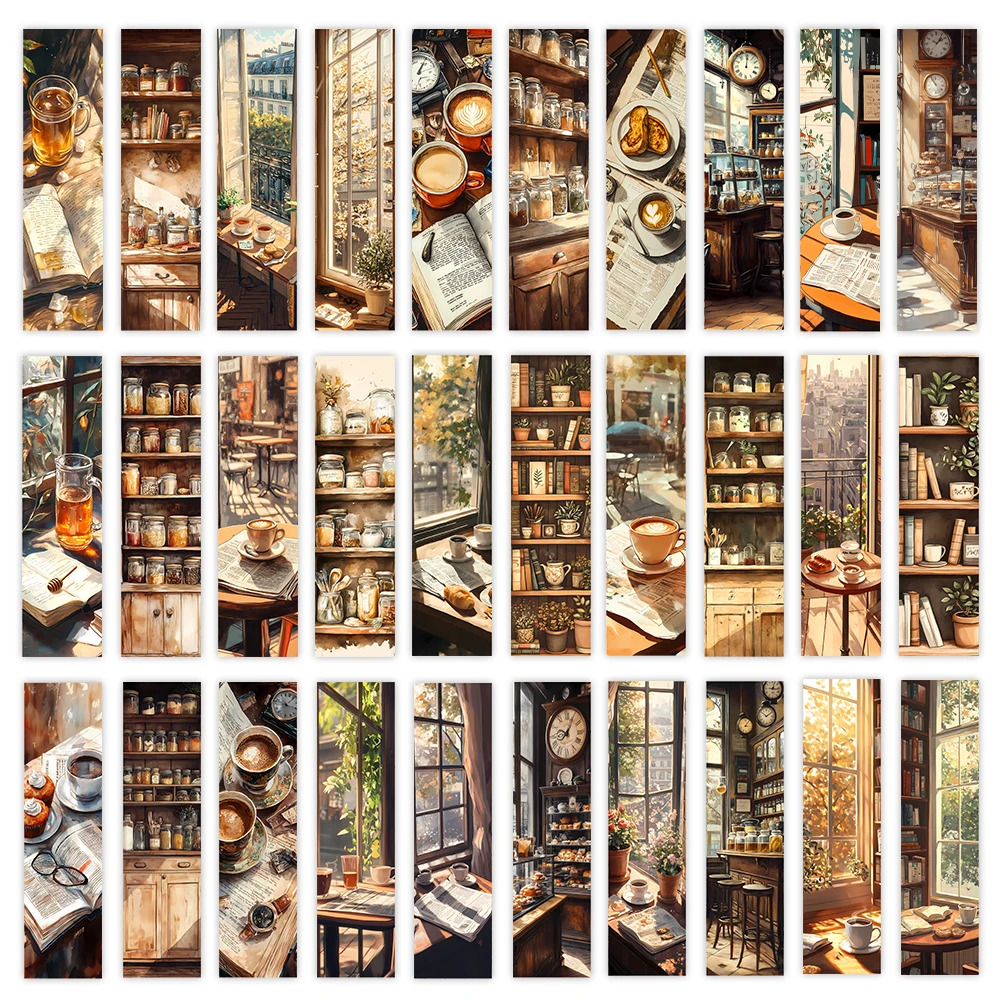 32 акварельных закладок кофейная тематика
32 акварельных закладок кофейная тематика