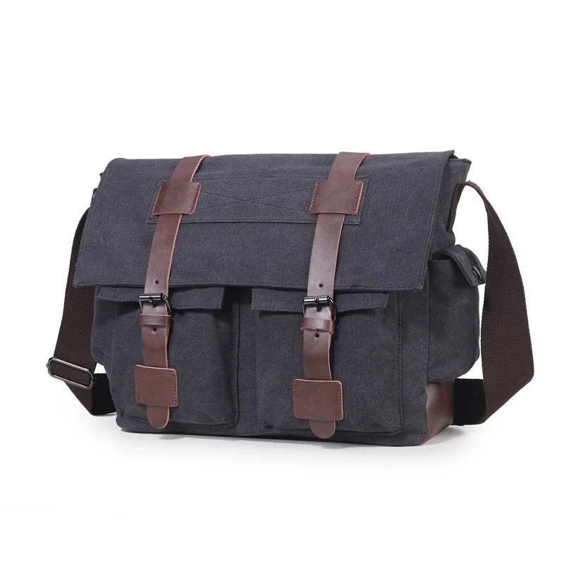 Canvas Laptop Crossbody Bag Men's Messenger Bags Single Shoulder bag Casual Travel Bags
Canvas Laptop Crossbody Bag Men's Messenger Bags Single Shoulder bag Casual Travel Bags