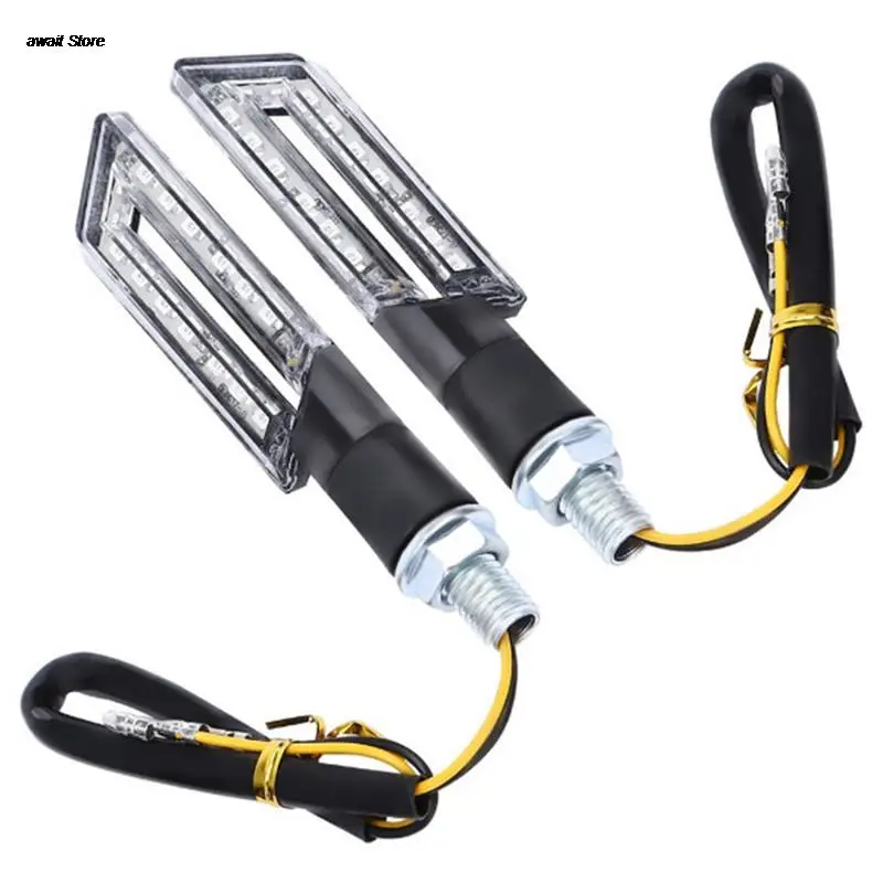 2PCS Motorcycle LED Blade Turn Signal Electric Car Turning Light Indicator Light 
2PCS Motorcycle LED Blade Turn Signal Electric Car Turning Light Indicator Light