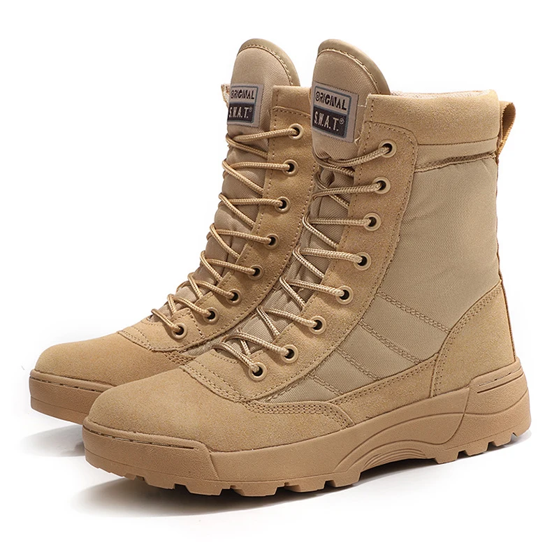 Tactical Boots for Men Military Original Design Ankel Boots for Men Army Treking Outdoor Camping Hiking Shoes Non-slip Sneakers
Tactical Boots for Men Military Original Design Ankel Boots for Men Army Treking Outdoor Camping Hiking Shoes Non-slip Sneakers
